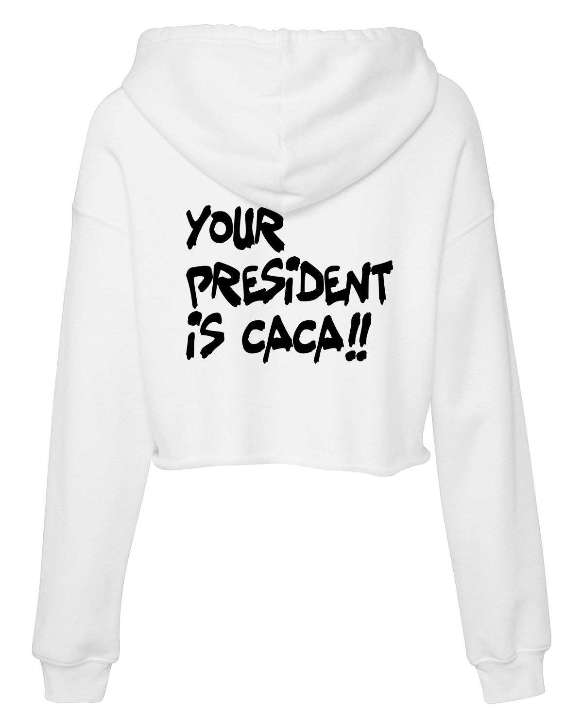 F**K Trump THIS MUCH wmn's crop Hooodie