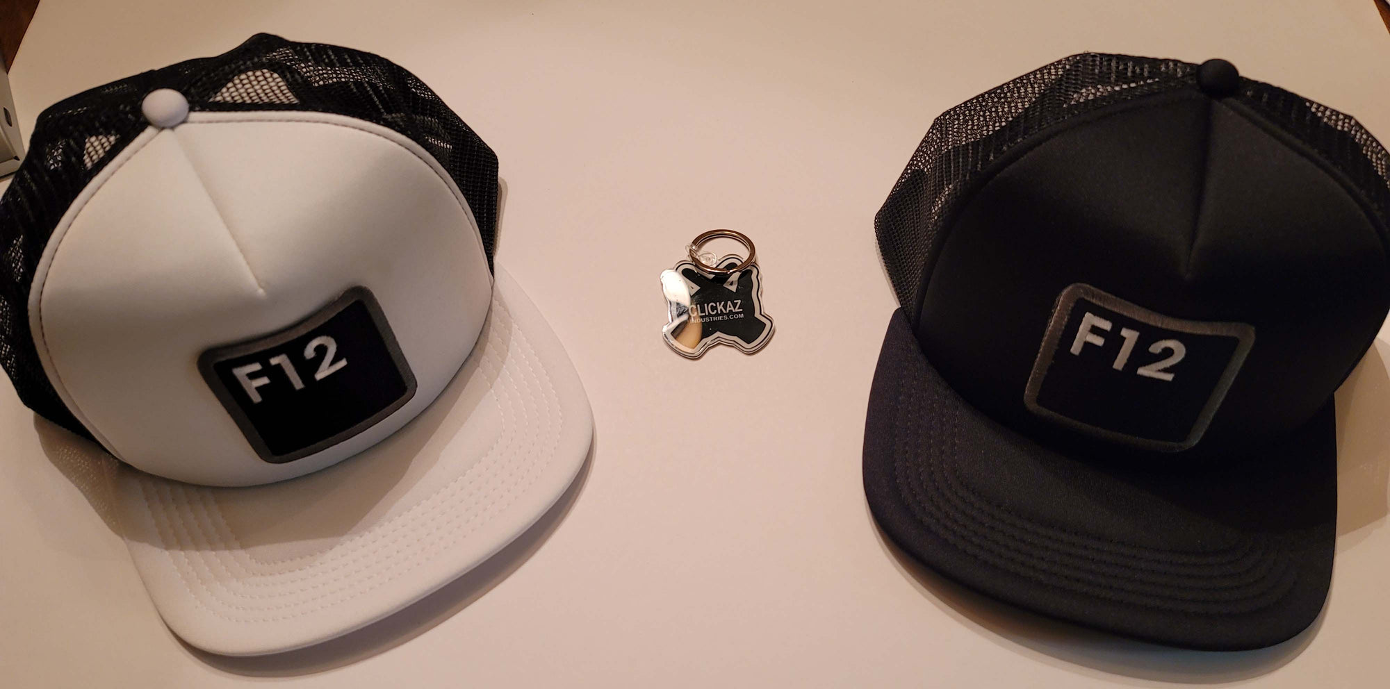 F12 PATCHWORK TRUCKER HAT