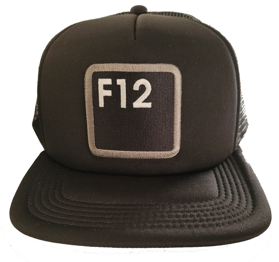 F12 PATCHWORK TRUCKER HAT