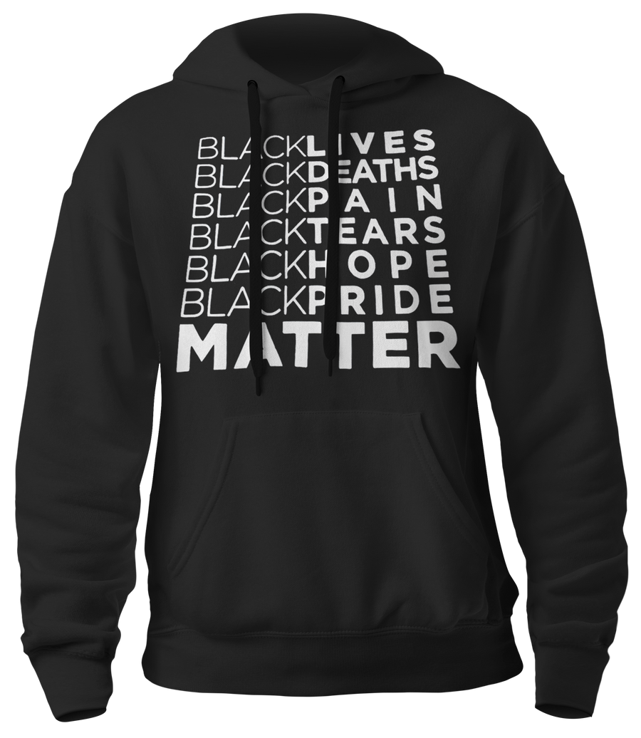 MATTERS OF BLACK HOODIE
